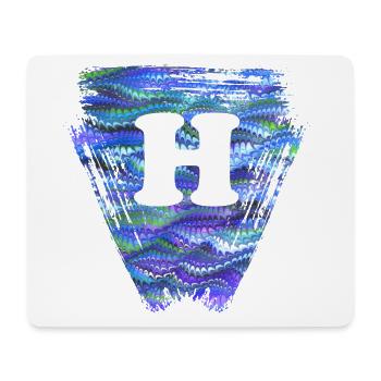 Triangle E 103 h - Tapis de souris (format paysage) - blanc - Devant