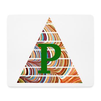 Triangle E 56 P - Tapis de souris (format paysage) - blanc - Devant