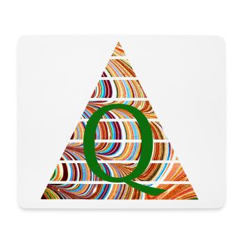 Dreieck E 56 Q - Mouse Pad (horizontal) - white - Front
