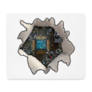 Mon fonctionnement interne - Tapis de souris (format paysage) - blanc - Devant