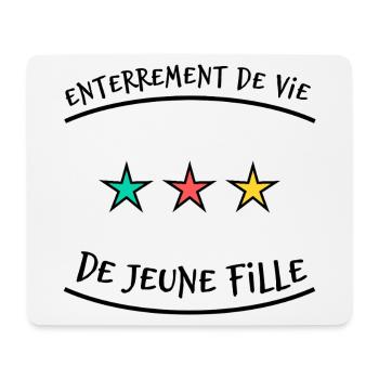 EVJF. JUST MARRIED. EVJF. SAINT VALENTIN. COUPLE.  - Tapis de souris (format paysage) - blanc - Devant