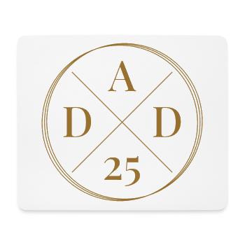 Dad 25 Baby Vater Vatertag Geschenk Papa 2025 - Mousepad (Querformat) - Weiß - Vorne