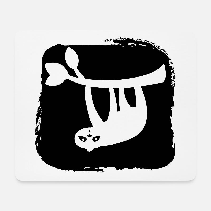 Sloth Chill Relax Relax Time out Trend - Mouse Pad (horizontal) - white
