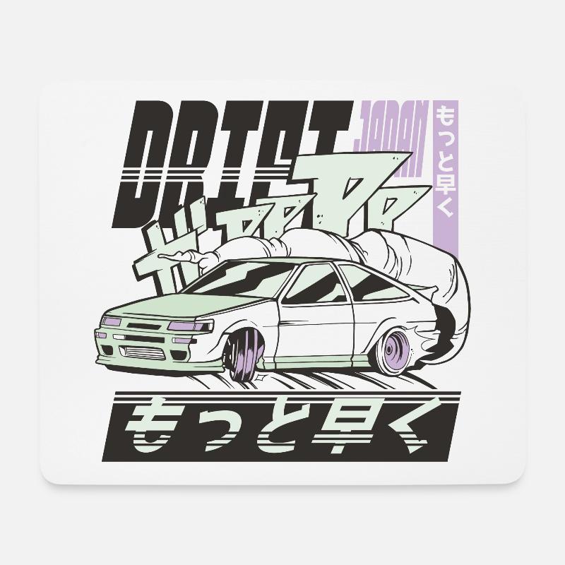 Drift Japan - Mouse Pad (horizontal) - white