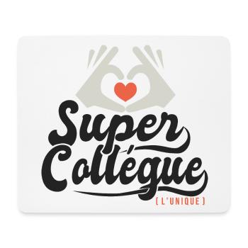 Super collégue l'unique cadeau collegue - Tapis de souris (format paysage) - blanc - Devant
