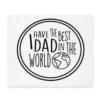 Best Dad, dad, dad - Mouse Pad (horizontal) - white - Front