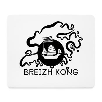 BREIZH-KONG - Mousepad (Querformat) - Weiß - Vorne