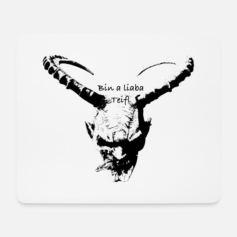 Liaba Teifl - Mousepad (Querformat) - Weiß