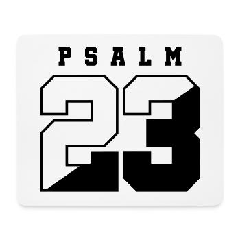 Bible Pslam 23 - Tapis de souris (format paysage) - blanc - Devant