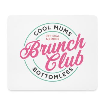 Cool Mums Brunch Club - Mousepad (Querformat) - Weiß - Vorne