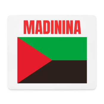 T-shirt Madinina drapeau Martinique - Tapis de souris (format paysage) - blanc - Devant