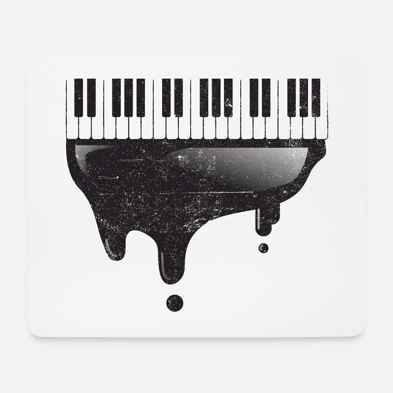 Vintage piano - Mouse Pad (horizontal) - white