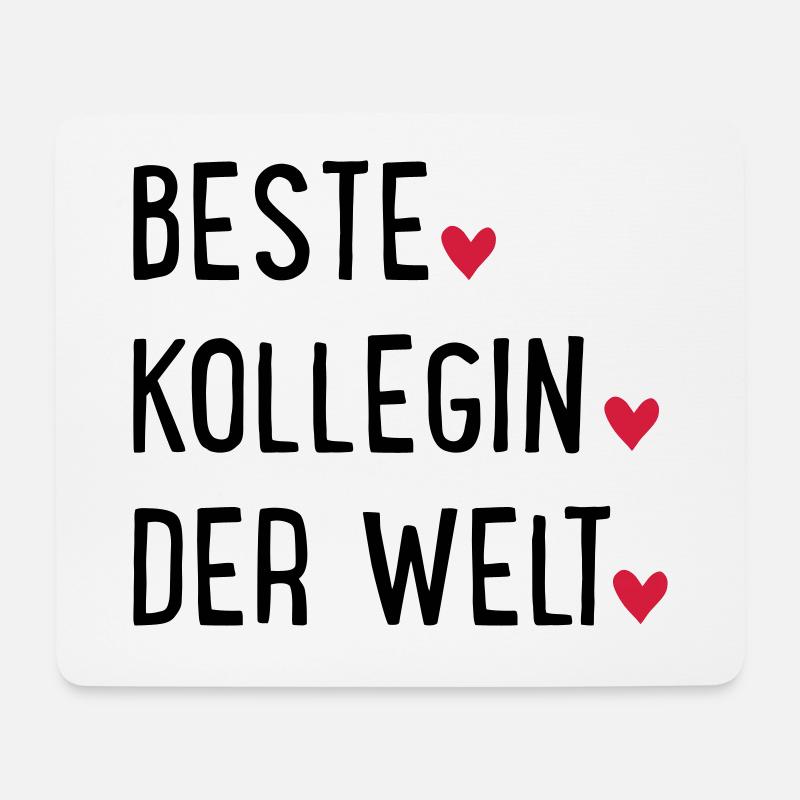 Kollegin - Mousepad (Querformat) - Weiß