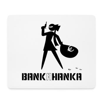 BANK A HANKA - black -  - Mousepad (Querformat) - Weiß - Vorne
