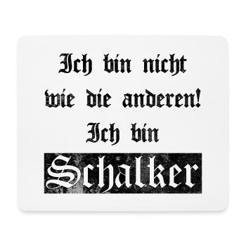 Ich bin Schalker Gelsenkirchen Geschenkidee - Mousepad (Querformat) - Weiß - Vorne