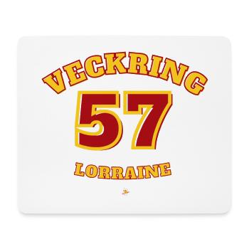 Veckring 57 - Tapis de souris (format paysage) - blanc - Devant