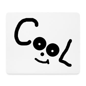 Cool - Mousepad (Querformat) - Weiß - Vorne
