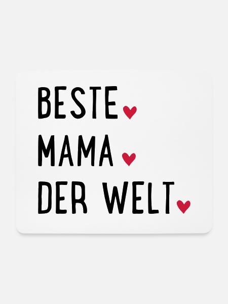 Beste Mama der Welt - Mousepad (Querformat) - Weiß