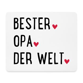 Opa - Mousepad (Querformat) - Weiß - Vorne