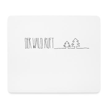 La forêt appelle - Tapis de souris (format paysage) - blanc - Devant