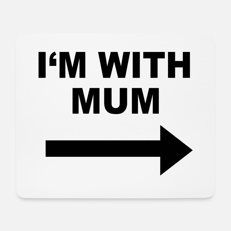 Baby - Mousepad (Querformat) - Weiß