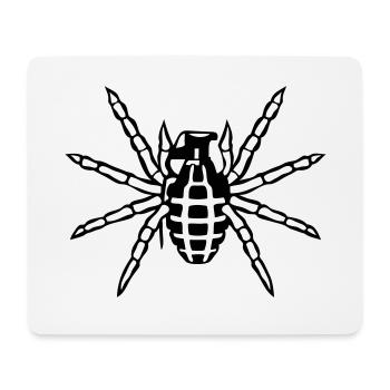 spider grenade weapon - Mouse Pad (horizontal) - white - Front