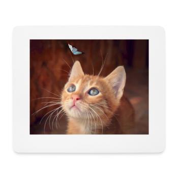 Baby Cat - Mouse Pad (horizontal) - white - Front