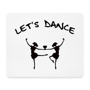 Tanzen Tanzen Tanzen - Mousepad (Querformat) - Weiß - Vorne