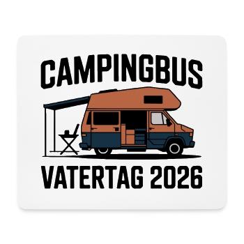 Campingbus Papa Vatertag Geschenk 2026 - Mousepad (Querformat) - Weiß - Vorne