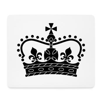 Crown. symbol, Shape, Cool - Mouse Pad (horizontal) - white - Front
