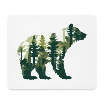 Bear, Forest, Wildlife, Animal, Nature, Bears - Mouse Pad (horizontal) - white - Front