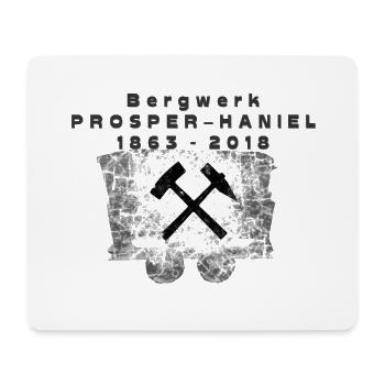 lore Prosper-Haniel mine shift finish 2018 - Mouse Pad (horizontal) - white - Front