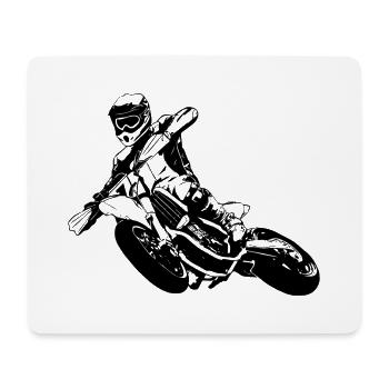 Supermoto - Supermotard - Mouse Pad (horizontal) - white - Front