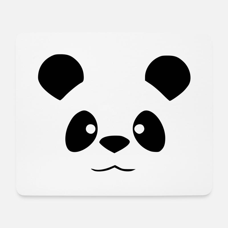Süßer Panda - Lustiges Tier Design - Mousepad (Querformat) - Weiß