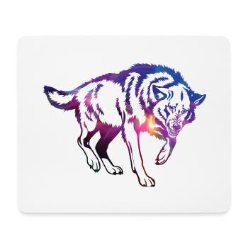 bad wolf gradient pattern - Mouse Pad (horizontal) - white - Front