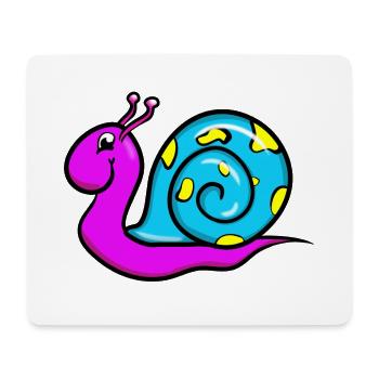 slug - Mouse Pad (horizontal) - white - Front