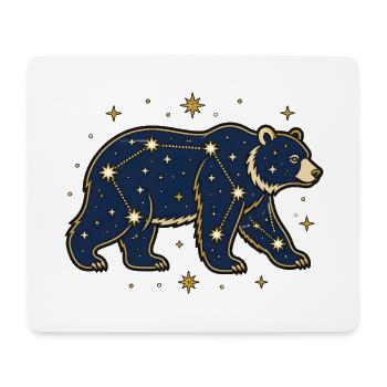 Sternbild Bär Großer Bär Astronomie Vektor Shirt - Mousepad (Querformat) - Weiß - Vorne