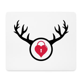 Cuckold - Der gehörnte Mann Geschenk Geburtstag - Mousepad (Querformat) - Weiß - Vorne