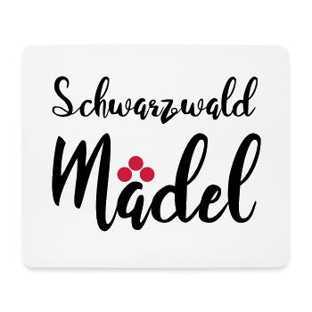 Schwarzwaldmädel - Mousepad (Querformat) - Weiß - Vorne
