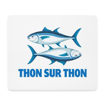 pêche, pêcheur, fan de pêche - Tapis de souris (format paysage) - blanc - Devant