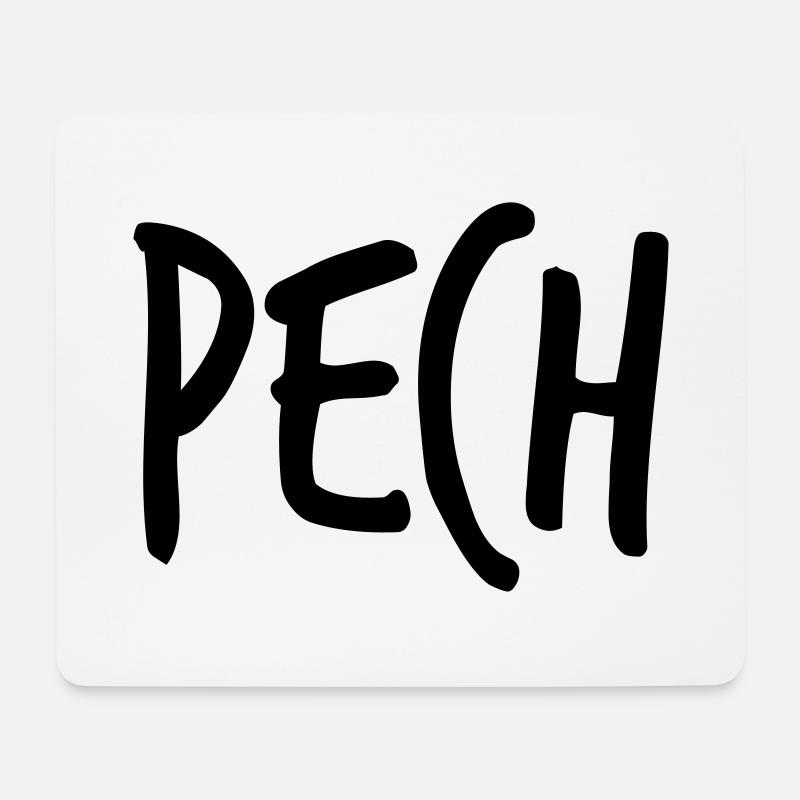 Look de partenaire - comme de la poix et du soufre - Tapis de souris (format paysage) - blanc