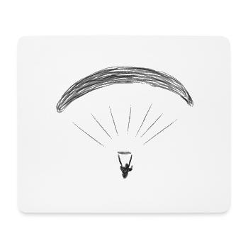paragliding Gleitschirmflieger Geschenk Comic - Mousepad (Querformat) - Weiß - Vorne