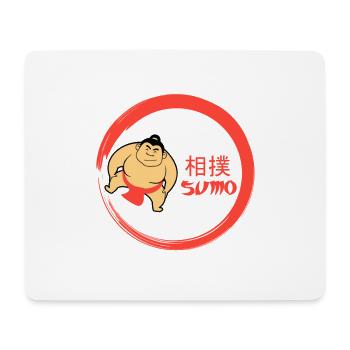 Sumo - Mousepad (Querformat) - Weiß - Vorne