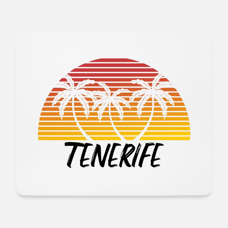 Tenerife - Mouse Pad (horizontal) - white