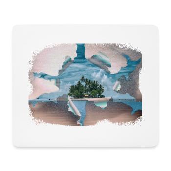The dream of the island - Mouse Pad (horizontal) - white - Front