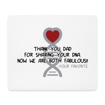 Thank You Dad! - Mouse Pad (horizontal) - white - Front