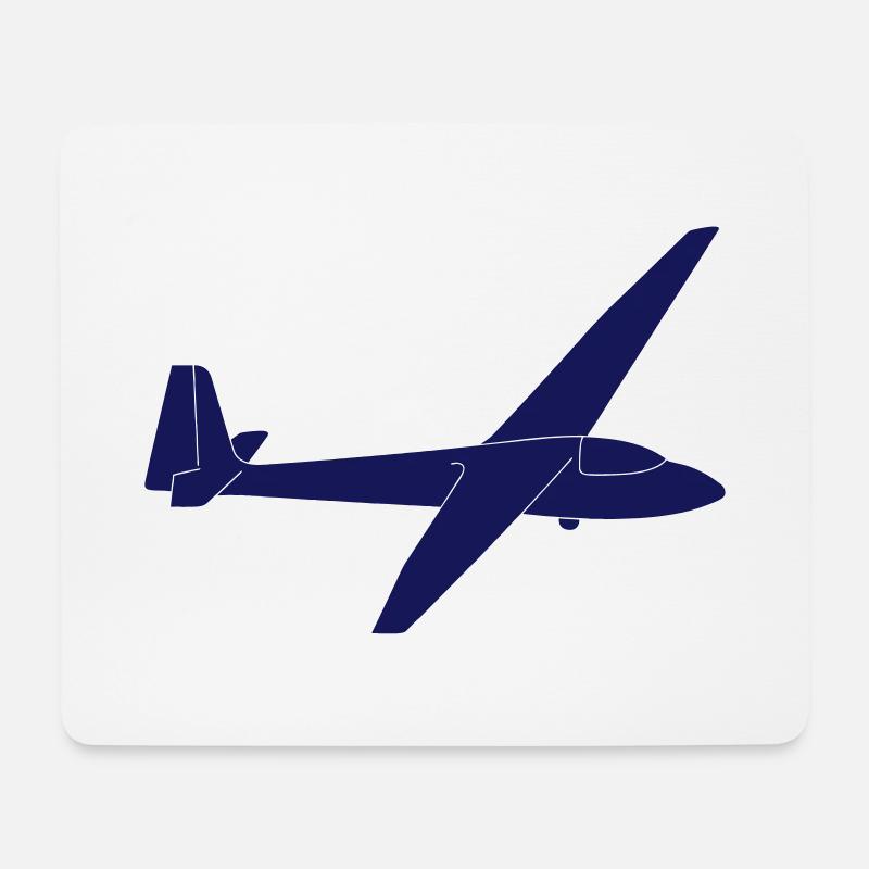 Segelflugzeug Ka6 e - Mousepad (Querformat) - Weiß