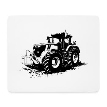 Tractor - tug - farmer - farmer - Mouse Pad (horizontal) - white - Front