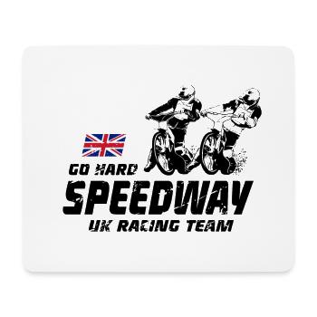 Speedway - Motorcycle Speedway - Tapis de souris (format paysage) - blanc - Devant