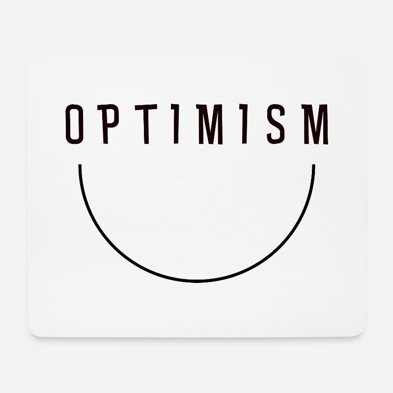 Optimism - Mouse Pad (horizontal) - white